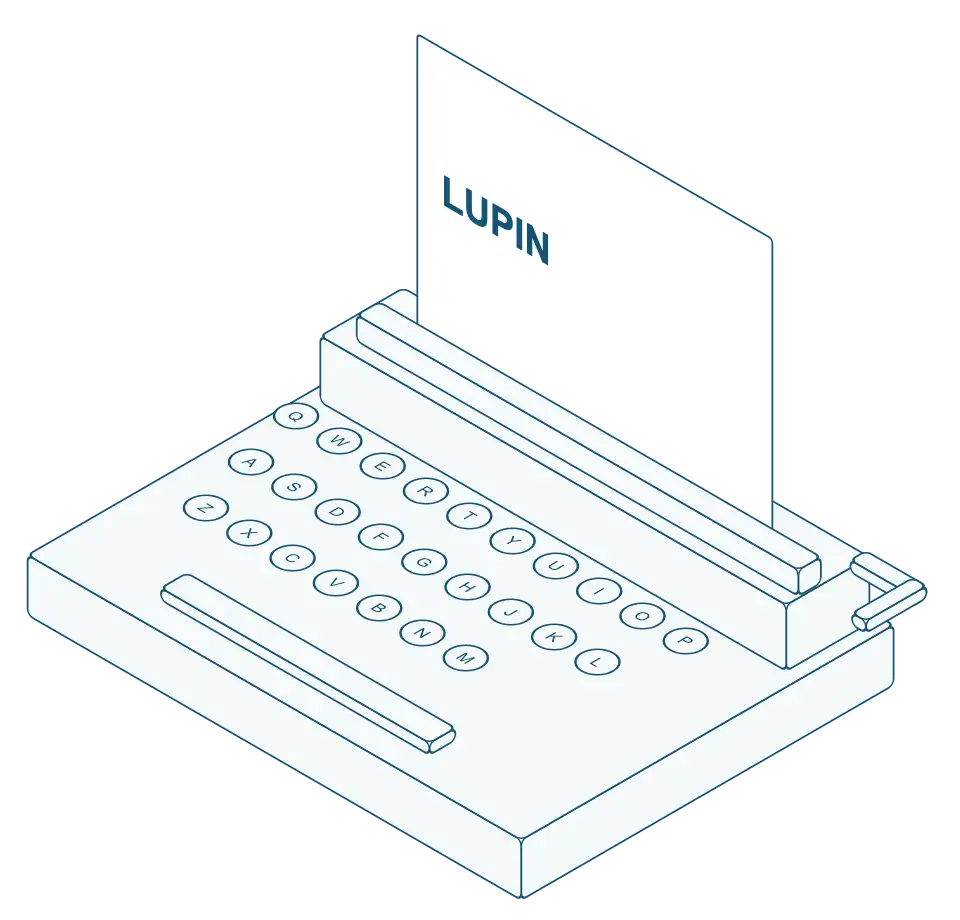 LUPIN 線稿打字機